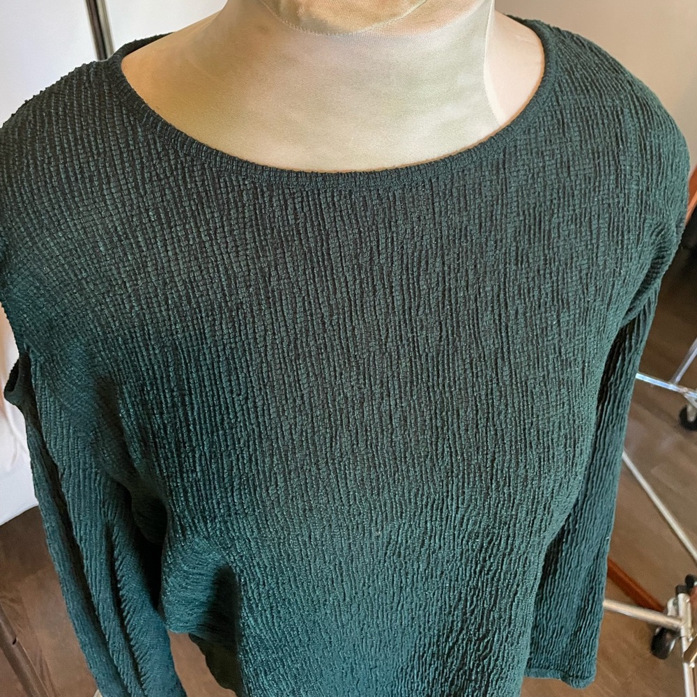Green blouse